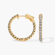 Inside Out Pavé Diamond Hoop Earrings (1.50 ct. tw.)