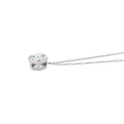 Solitaire Bezel Lab Grown Diamond Pendant Necklace (1 ct.)