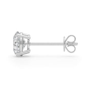 Lab Grown Round Diamond Stud Earrings