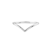 Petite Chevron Stackable Ring