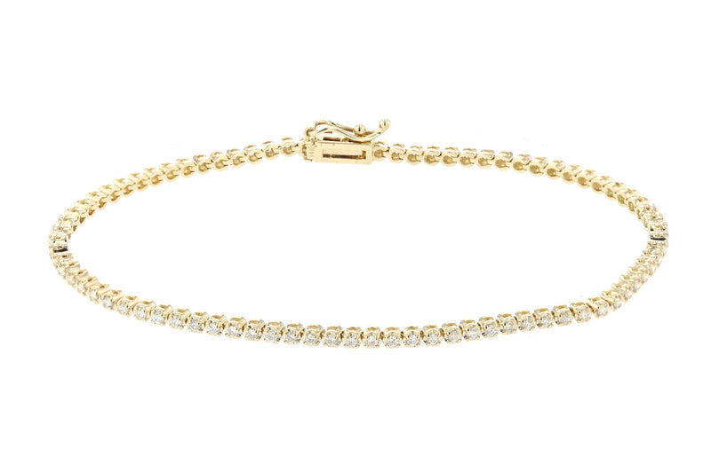 Petite Diamond Tennis Bracelet 14k Gold