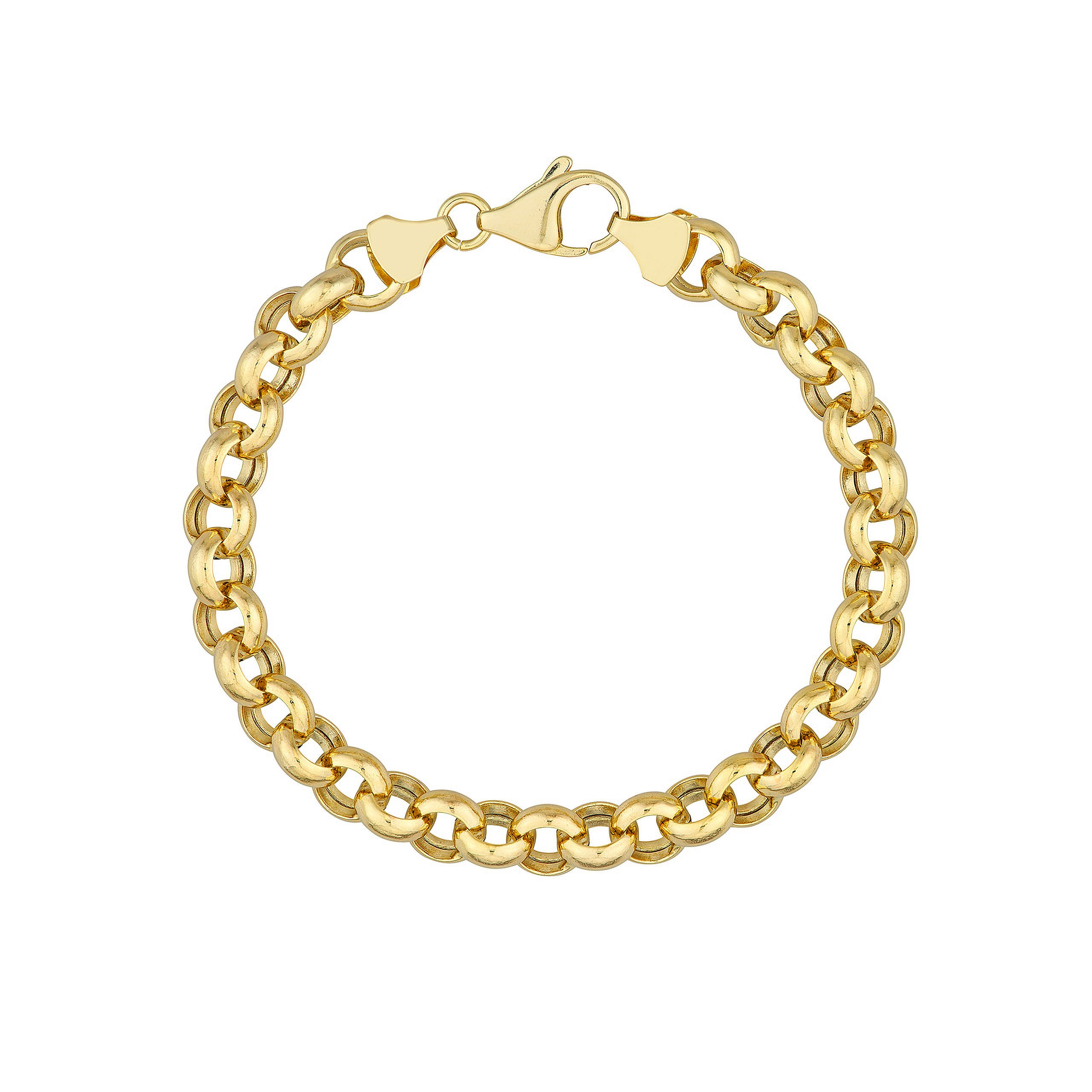 14K gold chain bracelet with lobster clasp, timeless fine jewelry for everyday wear