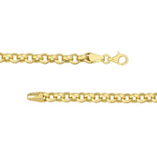 Chunky Rolo Chain Bracelet - Iris + Mill