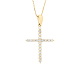 Classic Diamond Cross Necklace