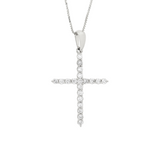 Classic Diamond Cross Necklace