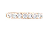 Classic Diamond Wedding Ring in 14k Rose Gold