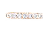 Classic Diamond Wedding Ring in 14k Rose Gold