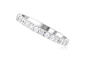 Classic Diamond Wedding Ring in 14k White Gold