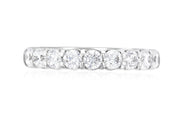 Classic Diamond Wedding Ring in 14k White Gold
