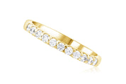 Classic Diamond Wedding Ring in 14k Yellow Gold