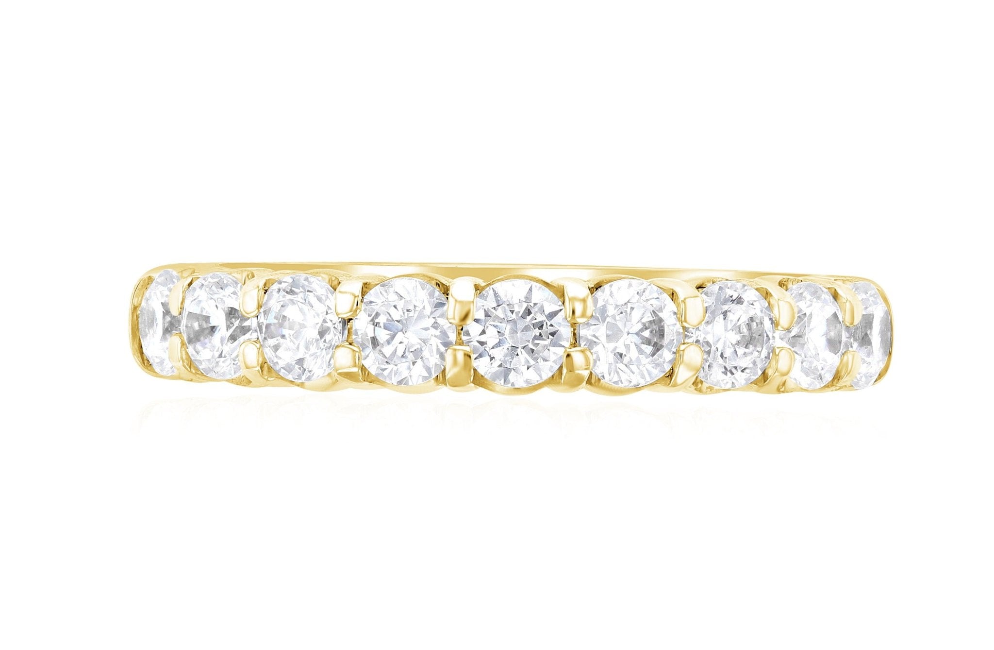 Classic Diamond Wedding Ring in 14k Yellow Gold