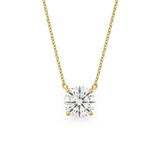 Classic Lab Grown Round Diamond Solitaire Necklace (1 ct.)