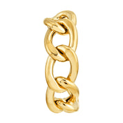 14K gold chunky chain link necklace, timeless fine jewelry for everyday wear