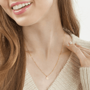 Dangle Heart Paperclip Necklace