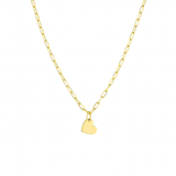 Dangle Heart Paperclip Necklace