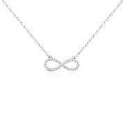 Diamond Infinity Pendant Necklace