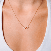 Diamond Infinity Pendant Necklace