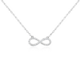 Diamond Infinity Pendant Necklace