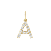 Diamond Letter Pendant