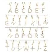 Diamond Letter Pendant - Iris + Mill