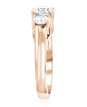 Diamond Three-Stone Engagement Ring in 14k Rose Gold (1.50 ct. tw.)
