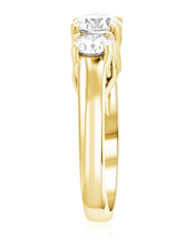 Diamond Three-Stone Engagement Ring in 14k Yellow Gold (1.50 ct. tw.)