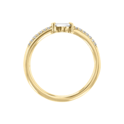 East West Baguette Diamond Ring