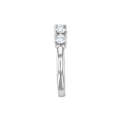 East West Five Stone Pear Diamond Ring