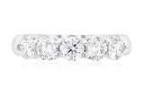 Five-Stone Diamond Wedding Ring in 14k White Gold (1.50 ct. tw.)