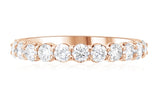 Floating Diamond Wedding Ring in 14k Rose Gold (1.08 ct. tw.)