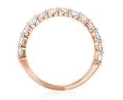 Floating Diamond Wedding Ring in 14k Rose Gold (1.08 ct. tw.)