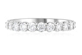 Floating Diamond Wedding Ring in 14k White Gold (1.08 ct. tw.)