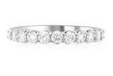 Floating Diamond Wedding Ring in 14k White Gold (1.08 ct. tw.)
