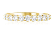 Floating Diamond Wedding Ring in 14k Yellow Gold (1.08 ct. tw.)