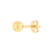 Gold Ball Stud Earrings