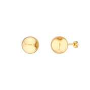 Gold Ball Stud Earrings