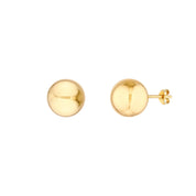 14K gold ball stud earrings, timeless fine jewelry for everyday wear