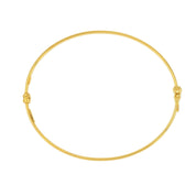 Gold Hinged Bangle
