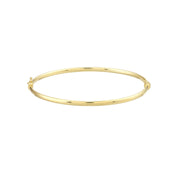 14K gold bangle bracelet with delicate knot detail, timeless fine jewelry for everyday wear