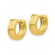 14K gold huggie hoop earrings, timeless fine jewelry for everyday wear