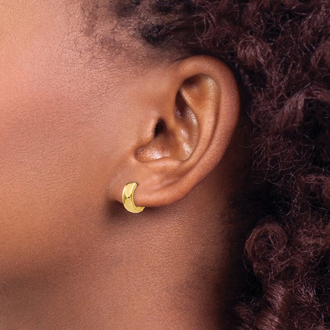 Hinged Huggie Earrings (5mm) - Iris + Mill