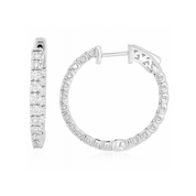 Inside Out Pavé Diamond Hoop Earrings (1.50 ct. tw.)