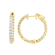 Inside Out Pavé Diamond Hoop Earrings (1.50 ct. tw.)