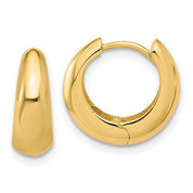 Jumbo Dome Huggie Earrings