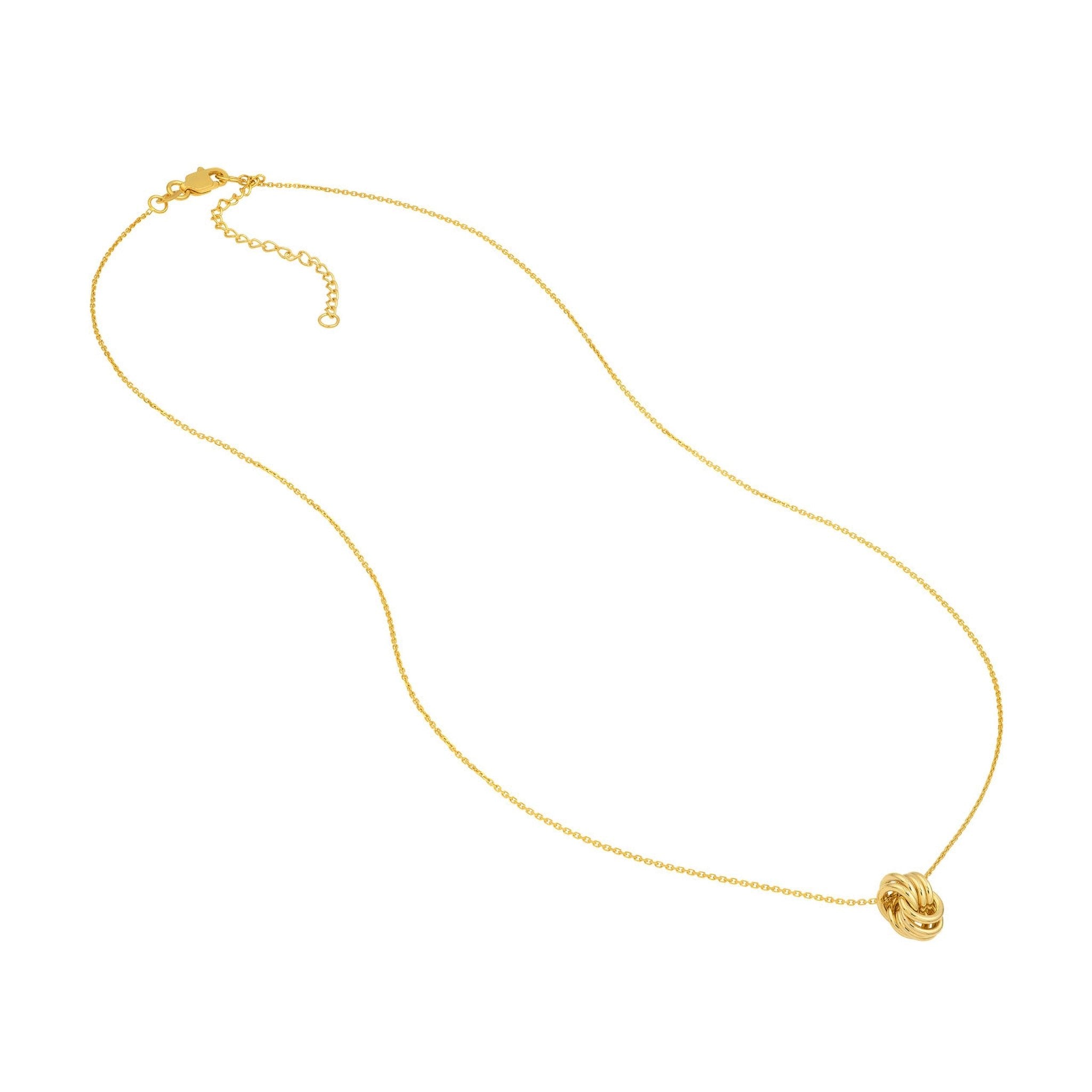 Love Knot Pendant Necklace