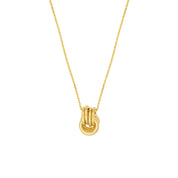 Love Knot Pendant Necklace - Iris + Mill