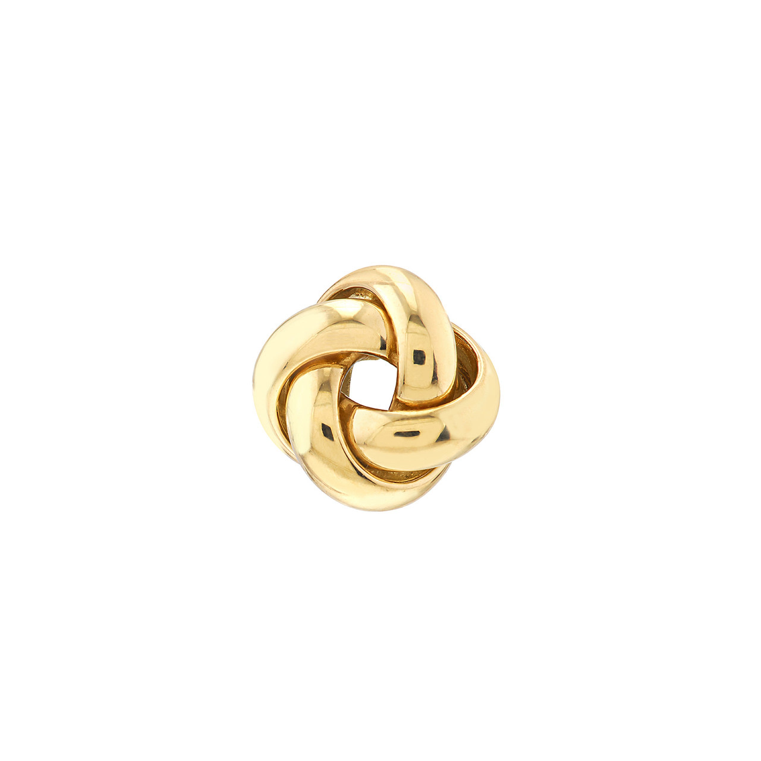 14K gold knot charm, timeless fine jewelry for everyday wear