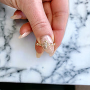 Marquise Diamond Halo Engagement Ring in 14k Rose Gold