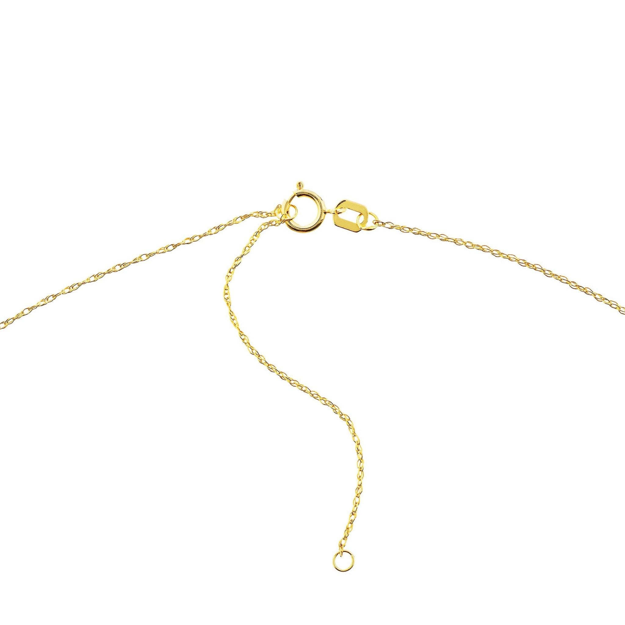 Mini Interlocking Gold Hearts Necklace