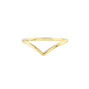 Petite Chevron Stackable Ring